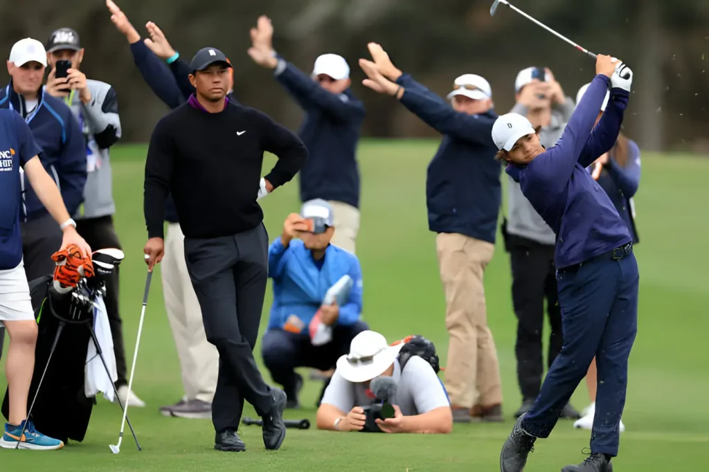 Tiger Woods et son fils PNC Championship